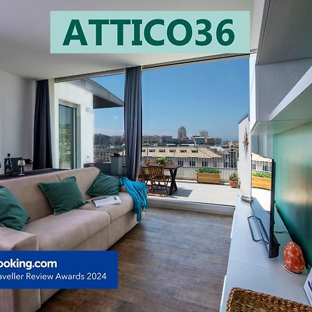 Attico Luxury Con Parcheggio E Terrazza Vista Mozzafiato Apartment Genoa Luaran gambar